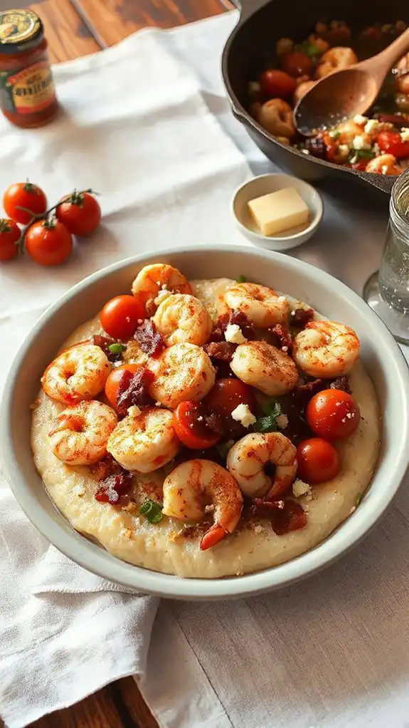 savory shrimp with grits savory shrimp with grits