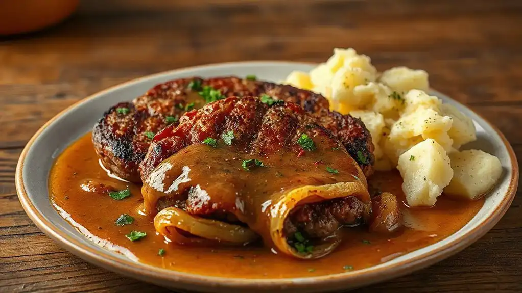savory skillet hamburger dish