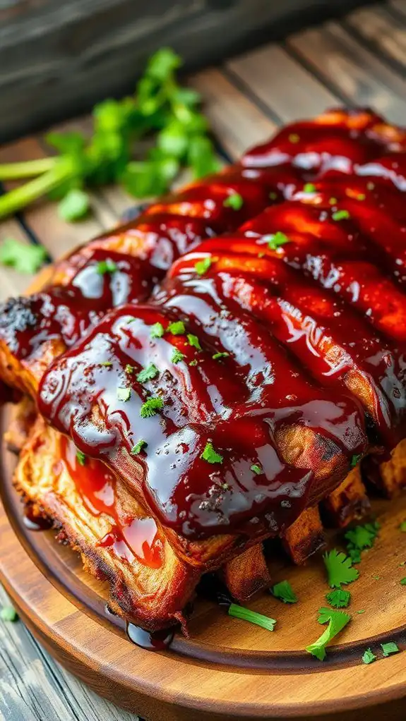 savory slow cooked pork ribs