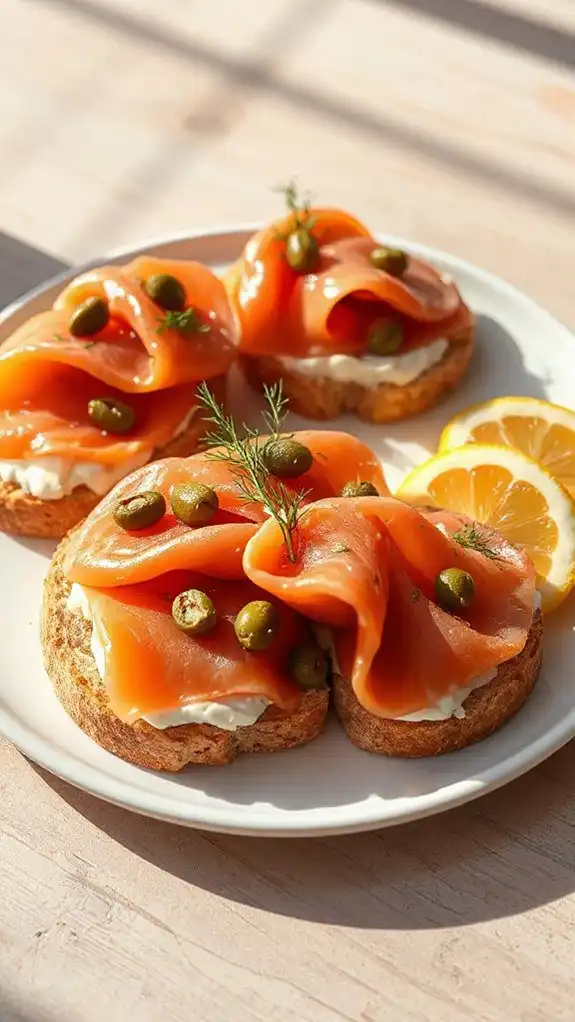 savory smoked salmon delight