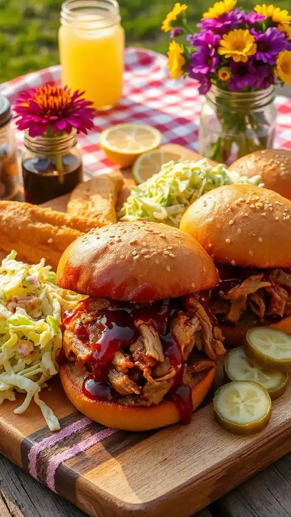 savory smoky pulled pork