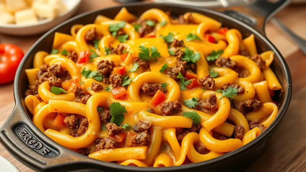 savory southwest beef noodles