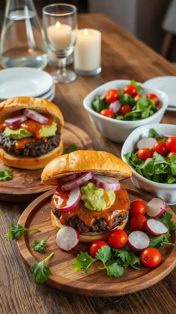 savory southwest black bean burger