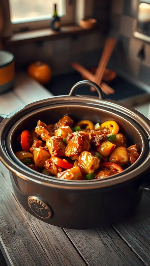 savory soy glazed chicken dish