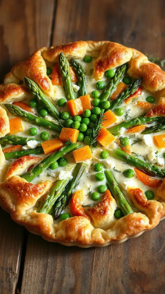 savory spring vegetable dish