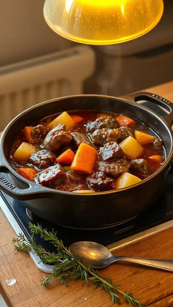 savory stew with vegetables