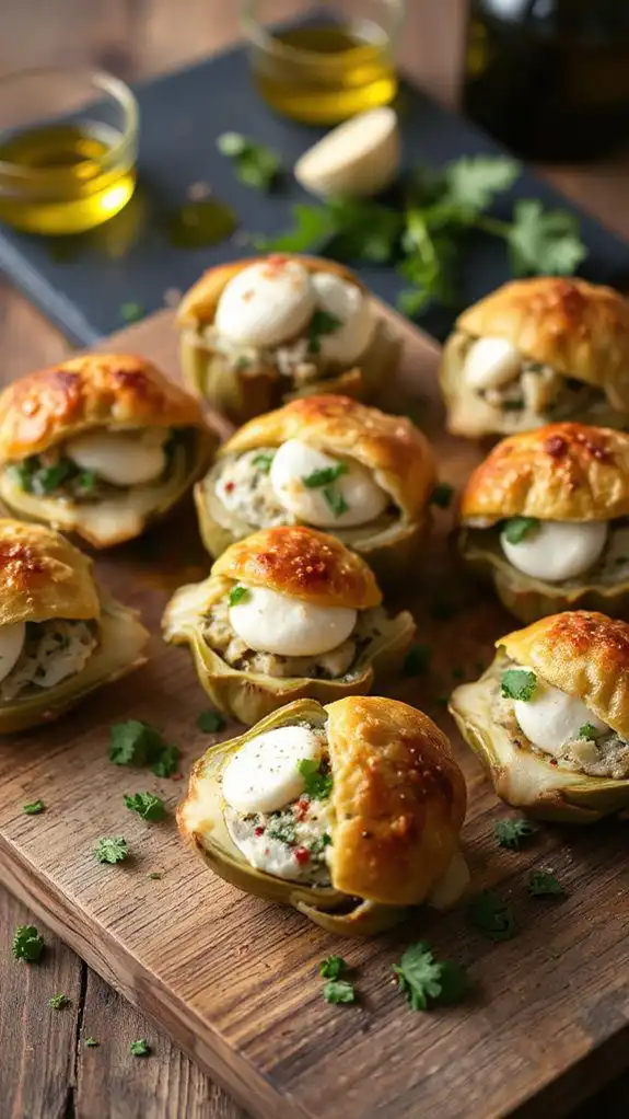 savory stuffed artichoke hearts savory stuffed artichoke hearts