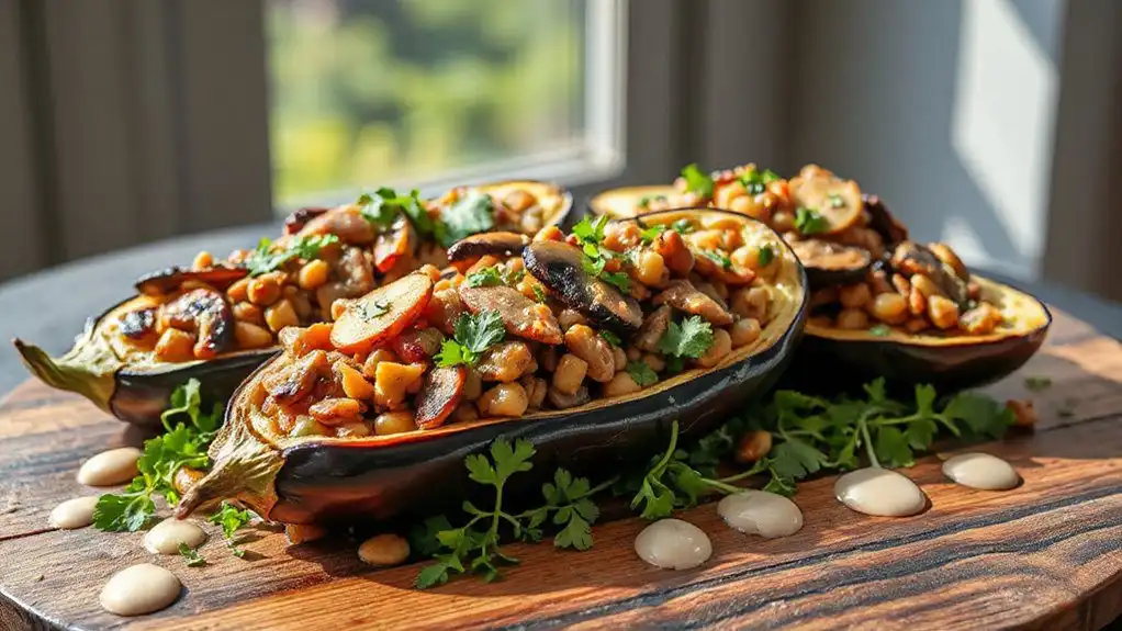 savory stuffed eggplant recipe