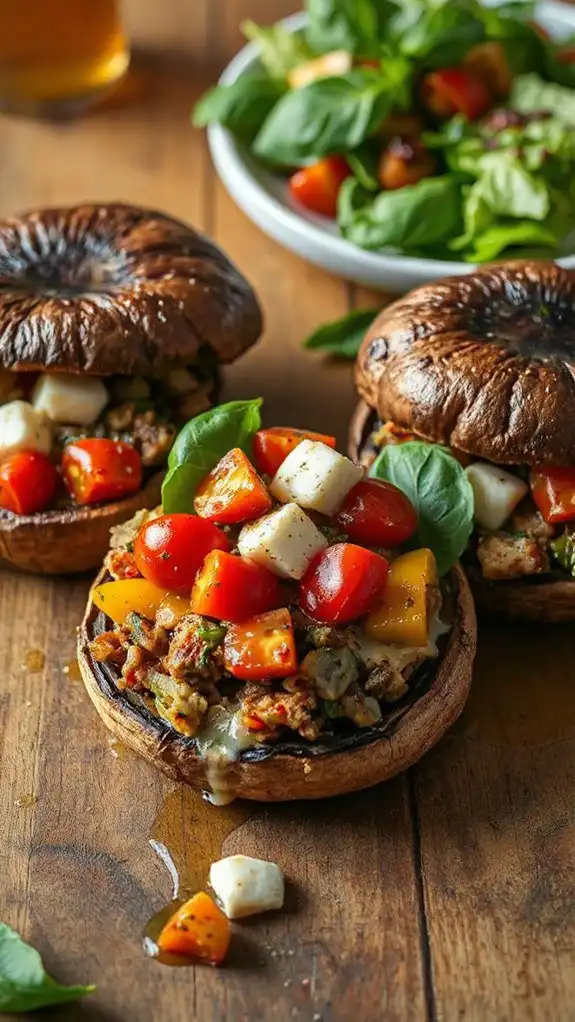savory stuffed mushroom recipe