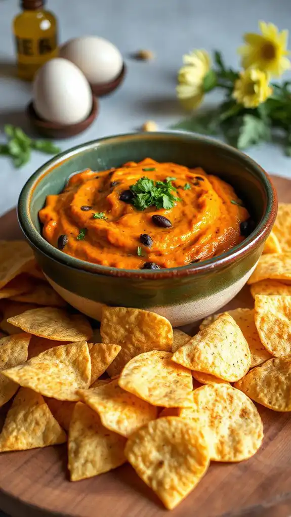 savory sweet potato dip