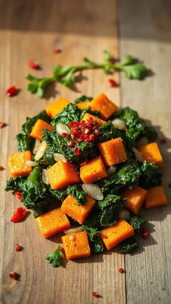 savory sweet potato dish