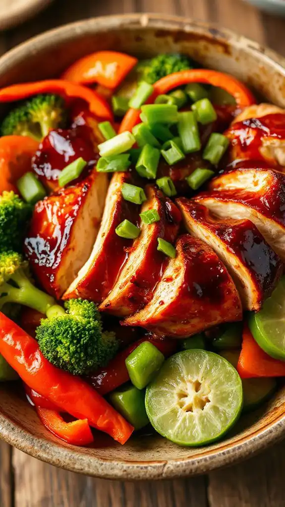 savory teriyaki chicken dish