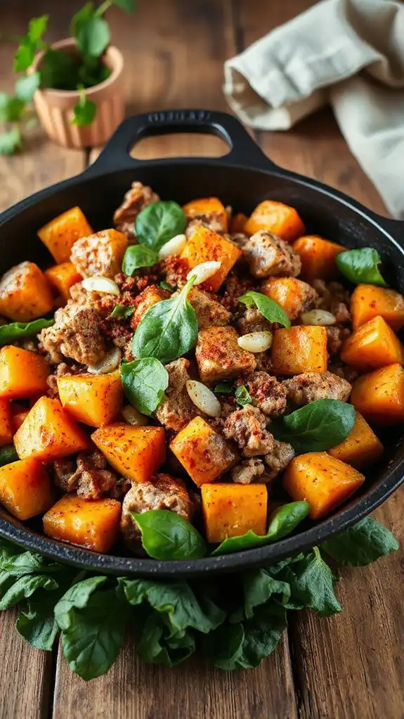 savory turkey sweet potato dish