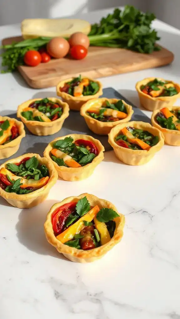 savory vegetable filled pastries