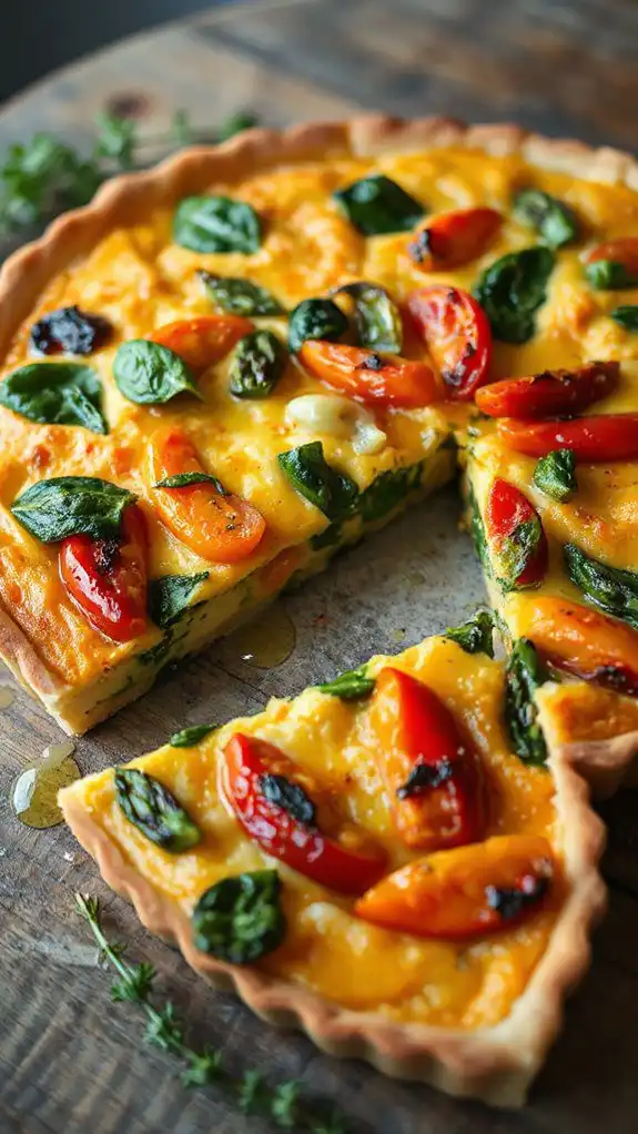 savory vegetable filled pastry