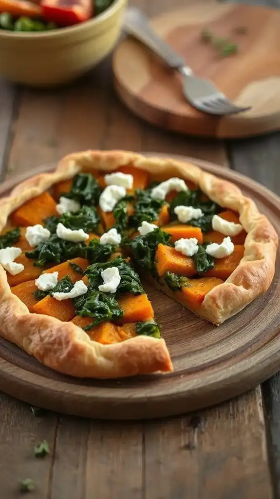 savory vegetable filled pastry dish