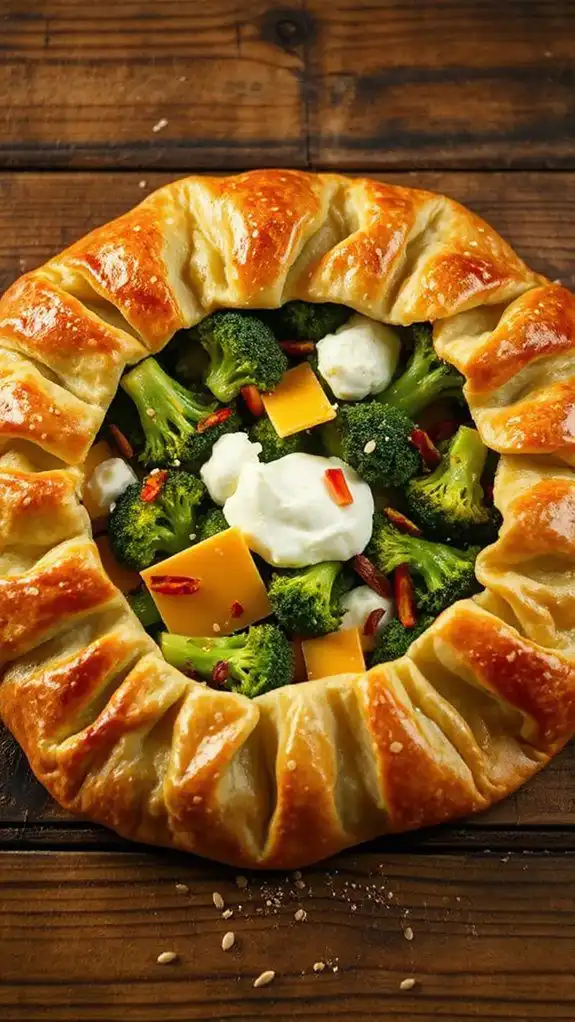 savory vegetable pastry dish