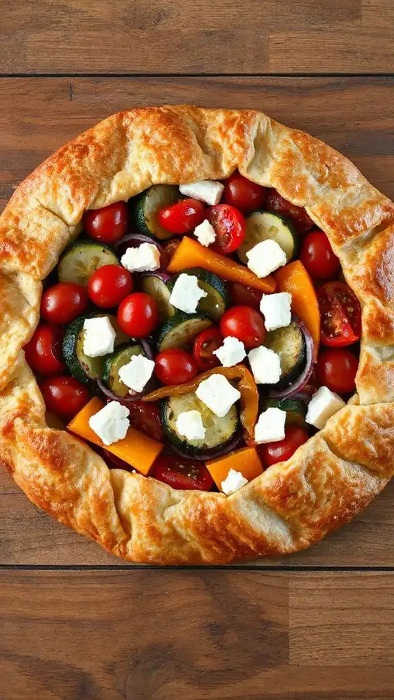 savory vegetable tart recipe