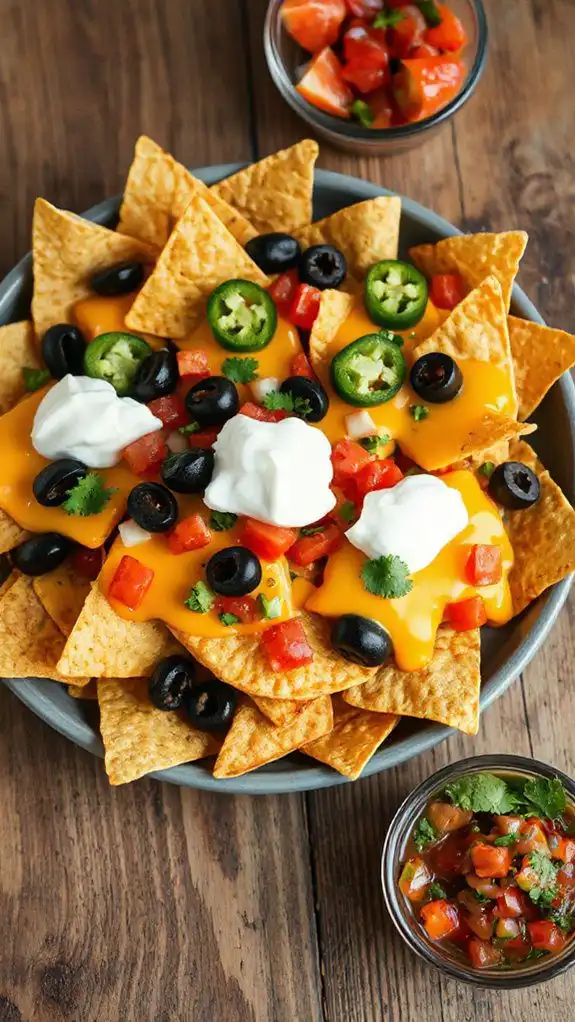 savory veggie cheese nachos savory veggie cheese nachos