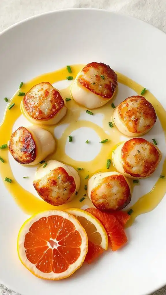 scallops with citrus sauce