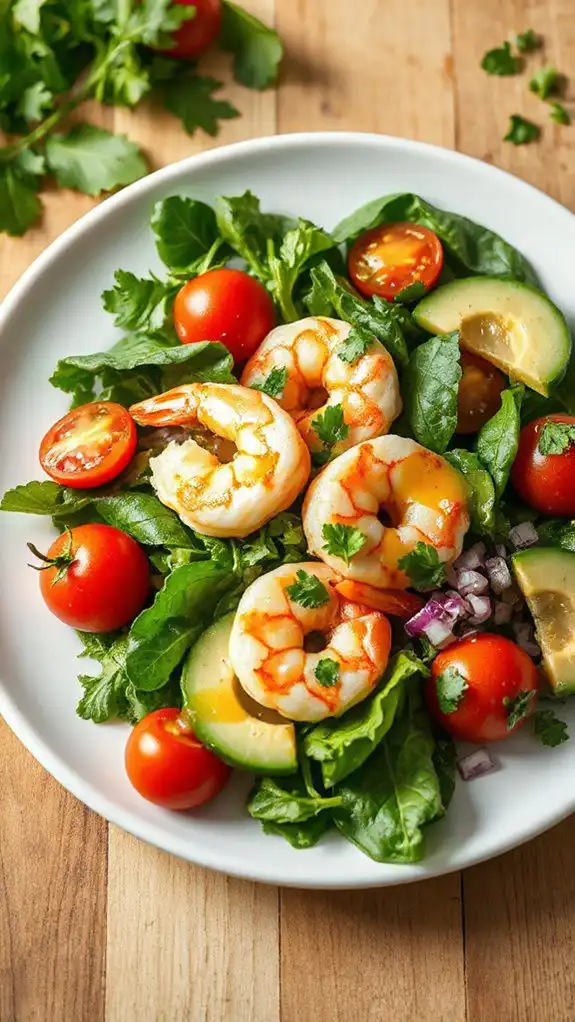 seafood and avocado mix