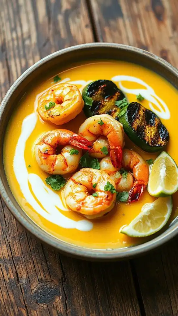 seafood and vegetable soup