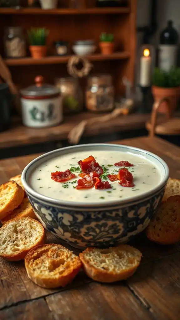 seafood soup texture delight