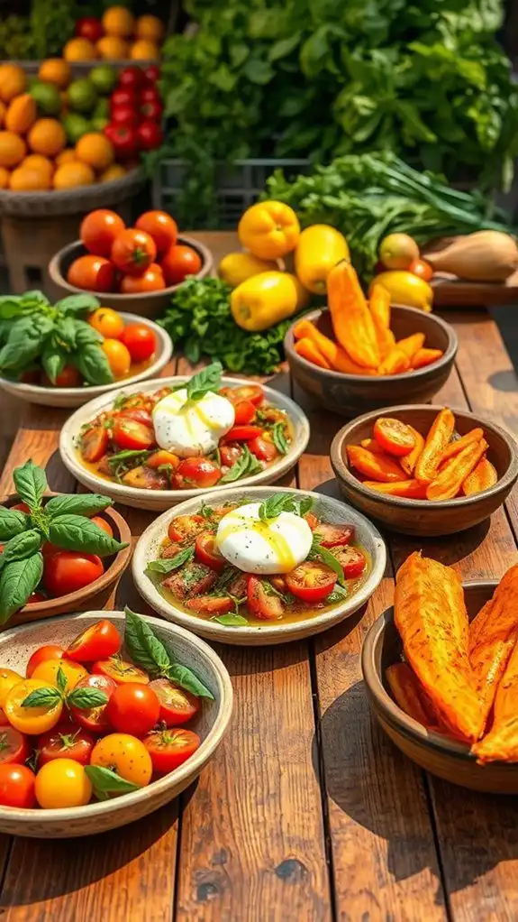 seasonal farmer s market dinners