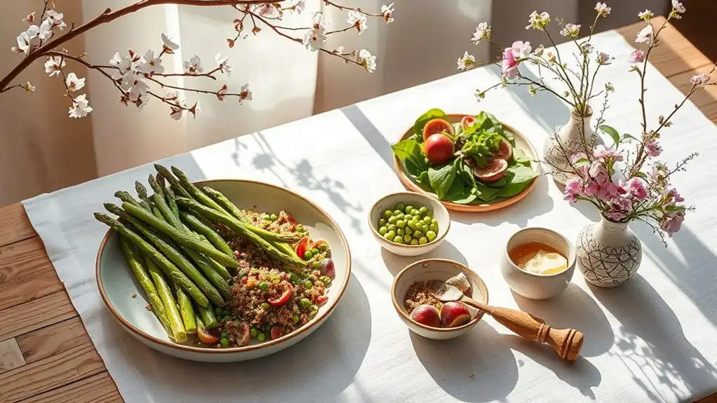 seasonal spring dinner ideas