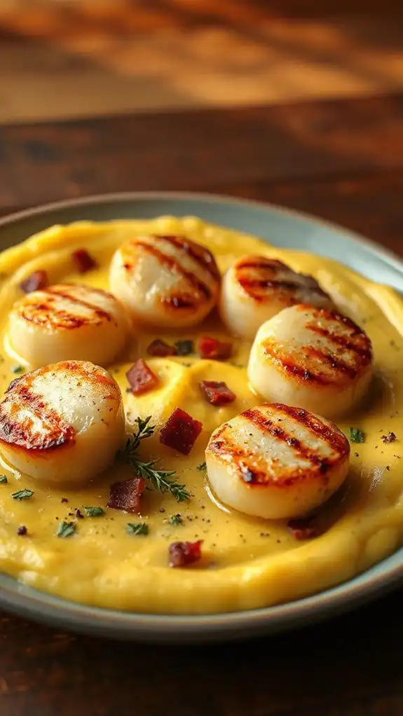 seasoning the scallops properly
