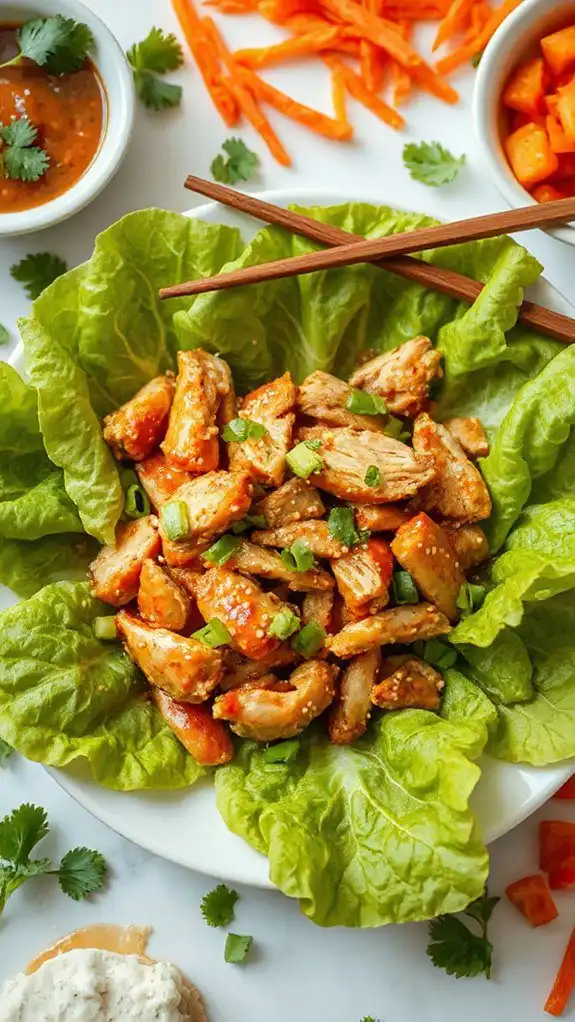 sesame chicken lettuce wraps sesame chicken lettuce wraps