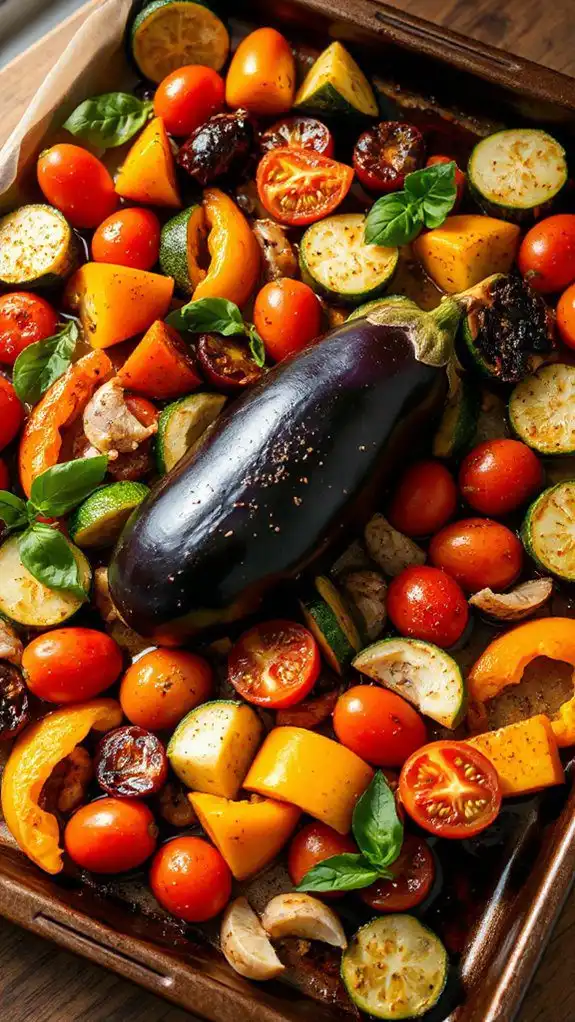sheet pan vegetable medley