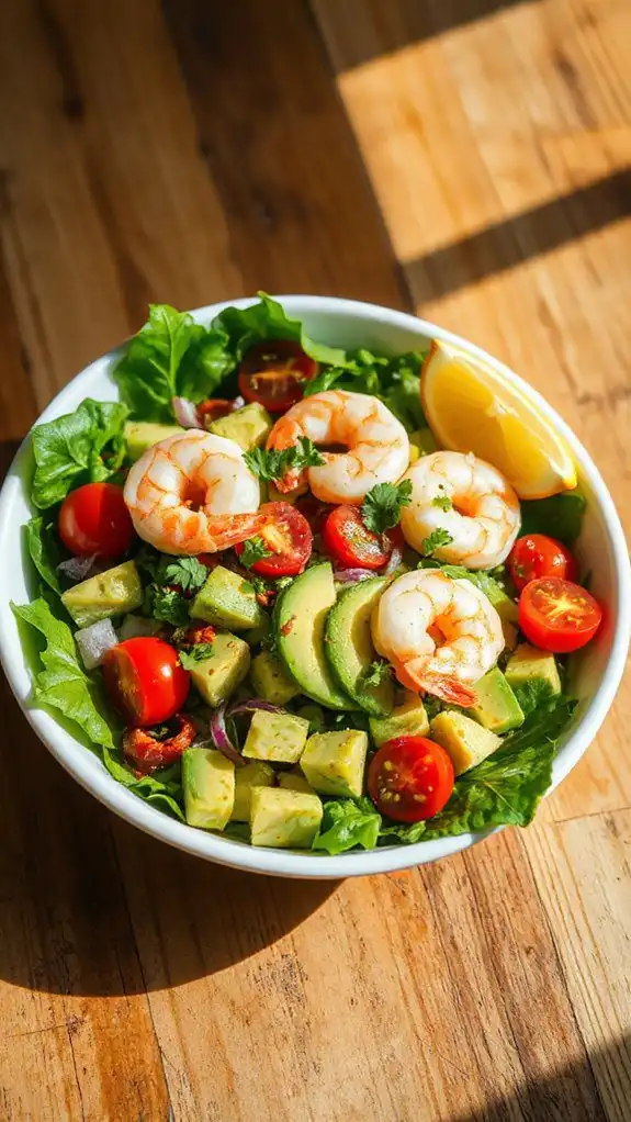 shrimp and avocado salad