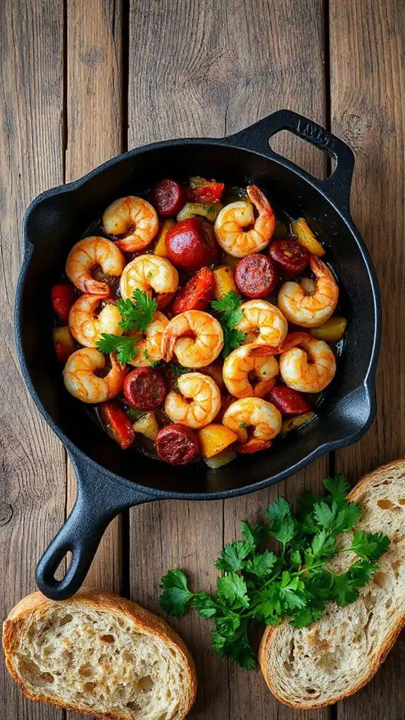shrimp and chorizo dish
