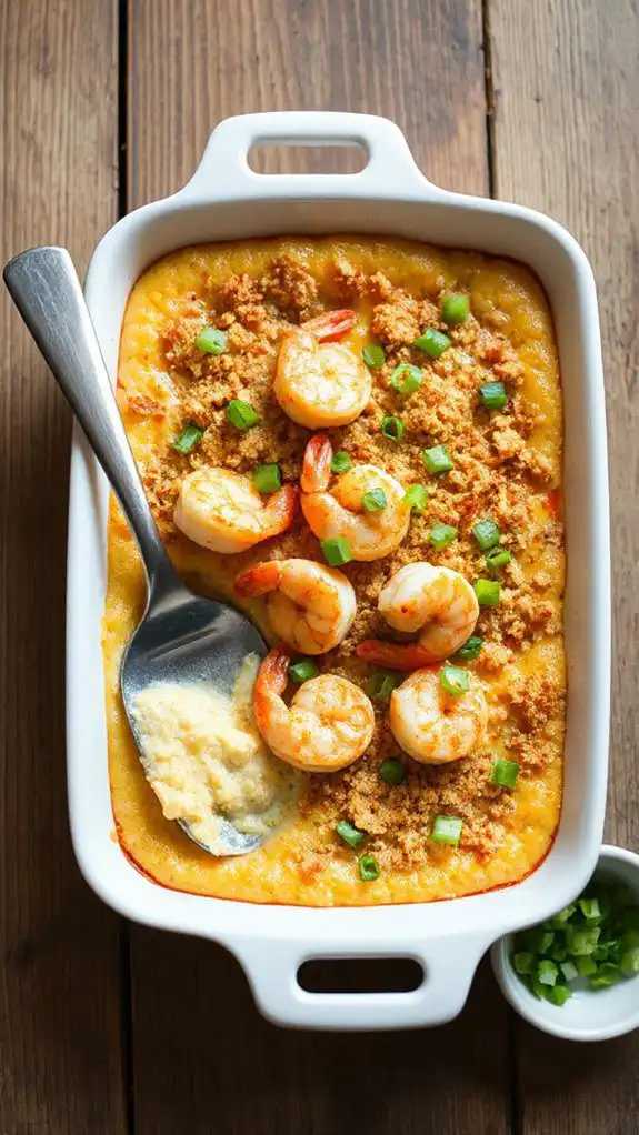 shrimp and grits dish