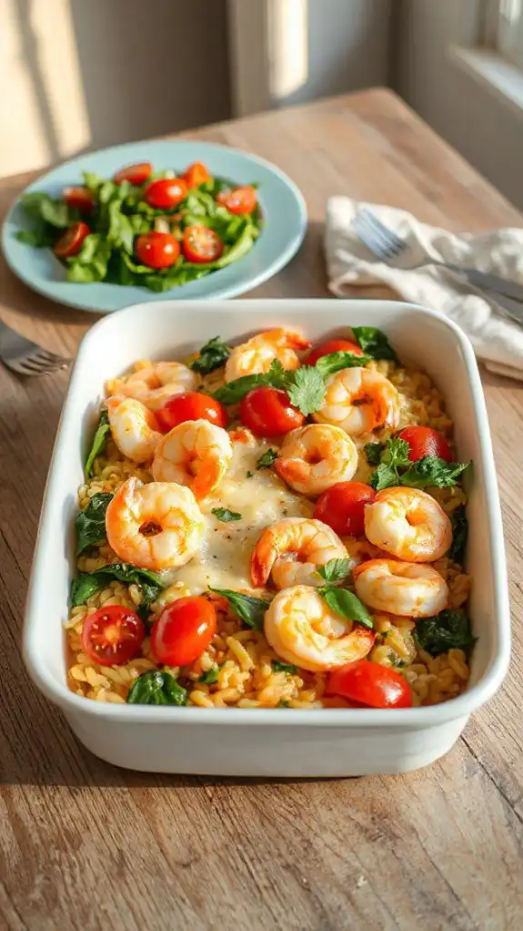 shrimp and orzo dish