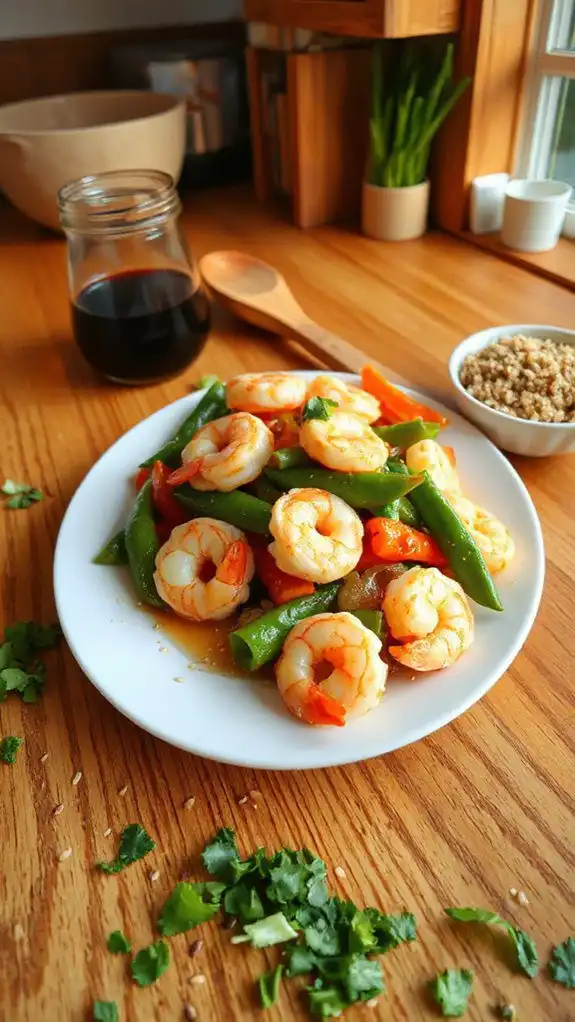shrimp and vegetable stir fry