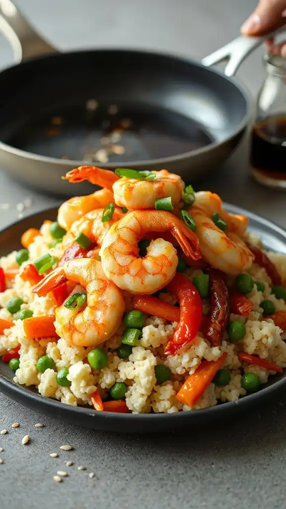 shrimp cauliflower fried rice