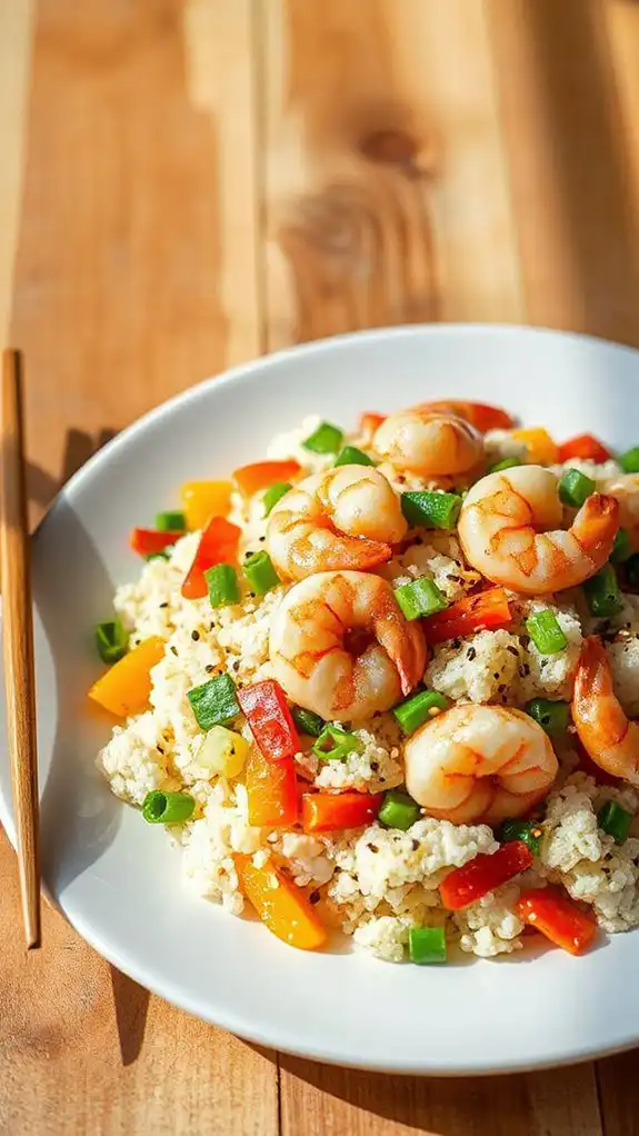 shrimp cauliflower fried rice