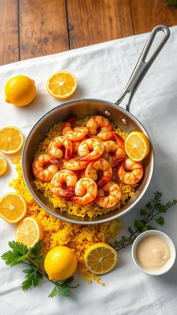 shrimp cooked in garlic butter shrimp cooked in garlic butter