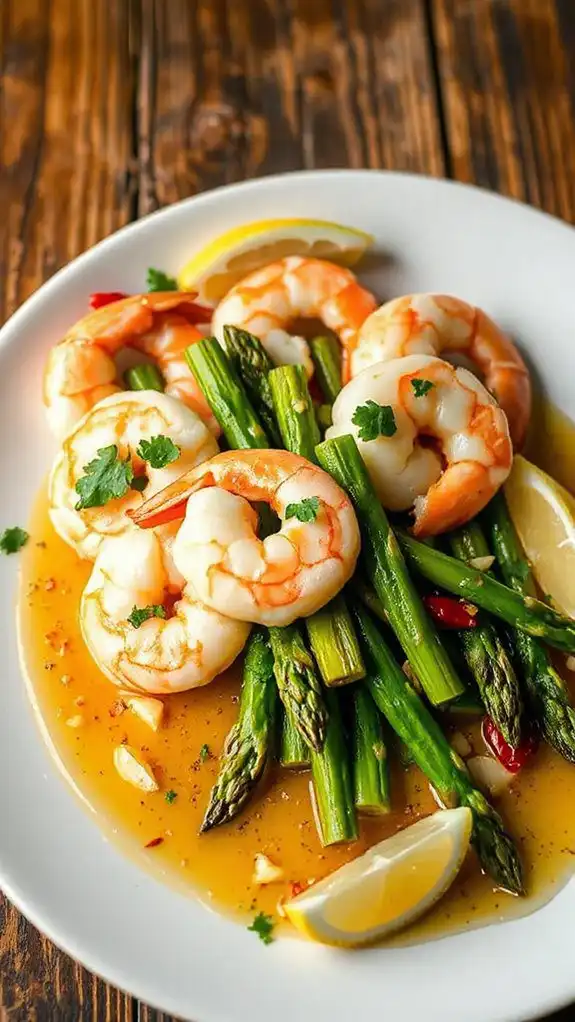 shrimp cooked in garlic butter