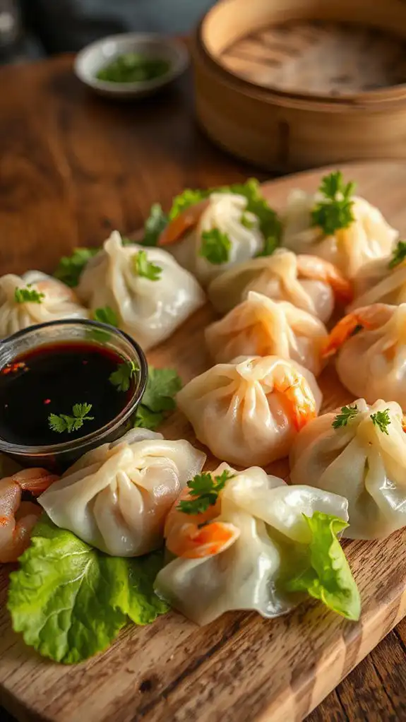 shrimp dumplings food steamer shrimp dumplings food steamer