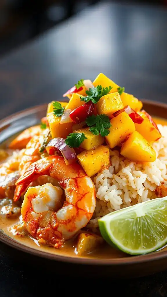 shrimp in coconut curry shrimp in coconut curry