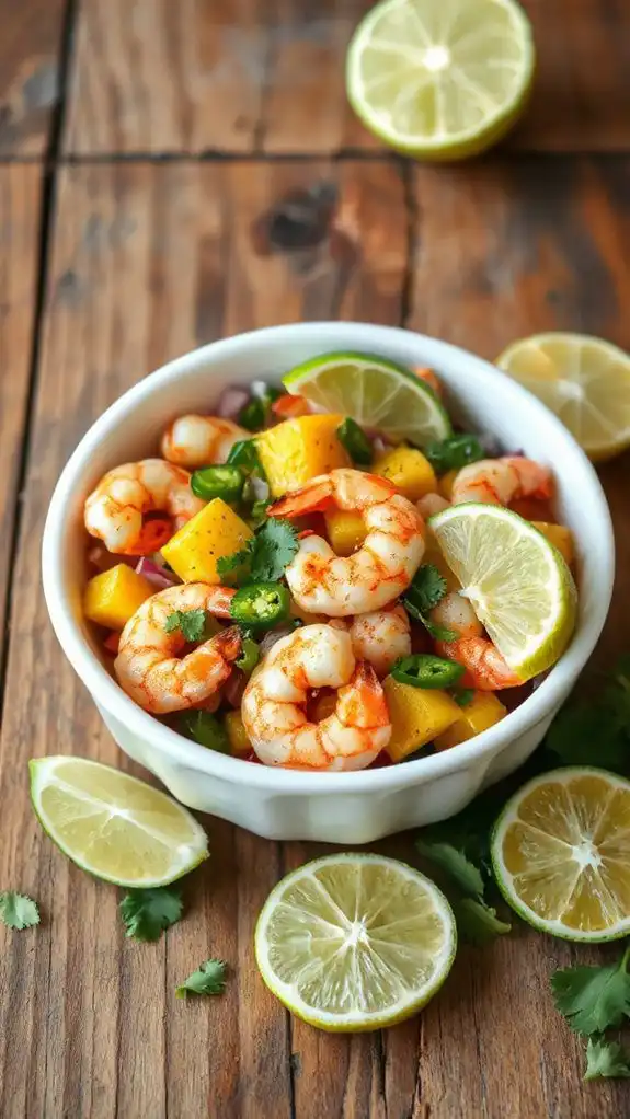 shrimp salsa with mango