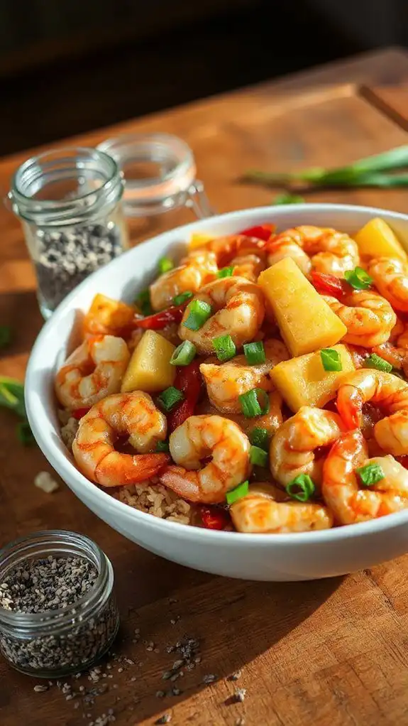 shrimp stir fry with rice shrimp stir fry with rice
