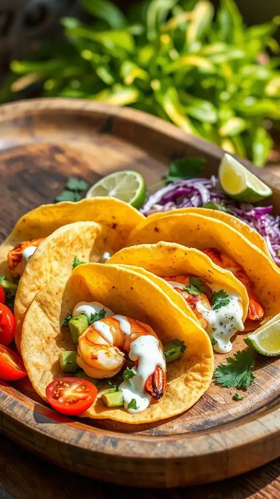 shrimp tacos with sauce shrimp tacos with sauce