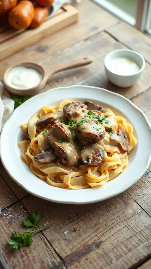 simple beef pasta dish