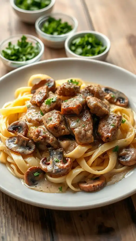 simple beef stroganoff recipe