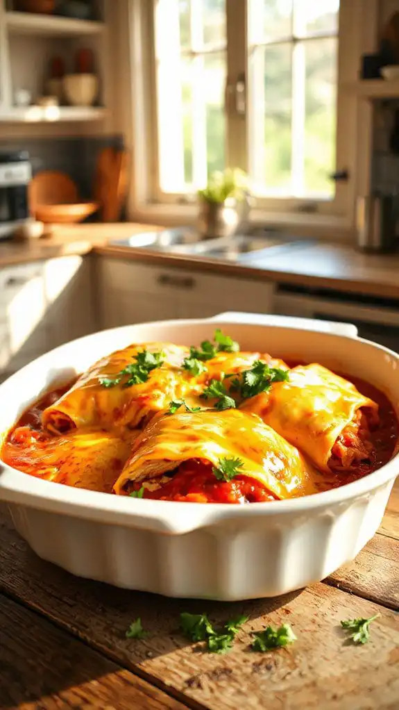 simple chicken enchiladas recipe