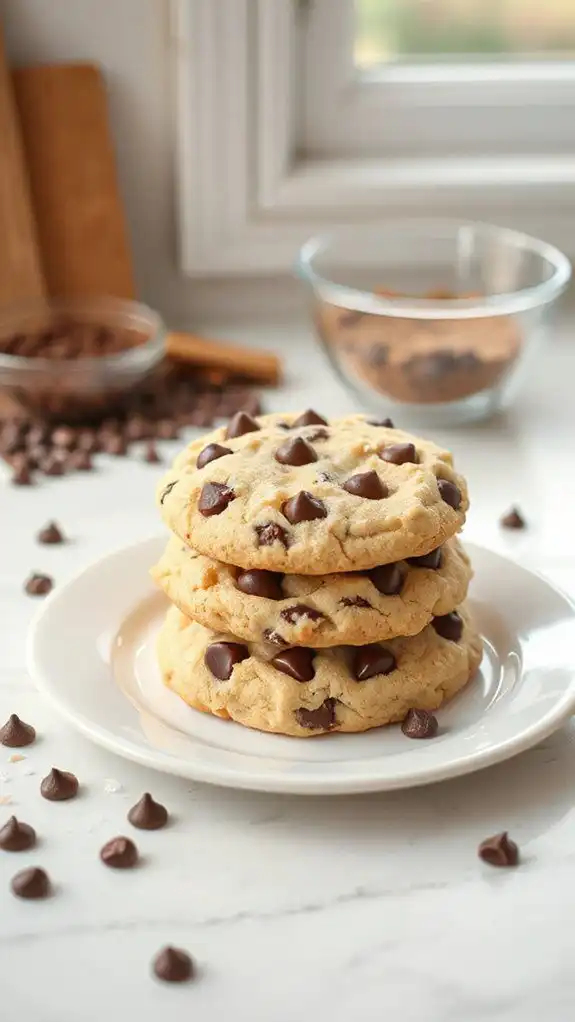 simple chocolate chip cookies